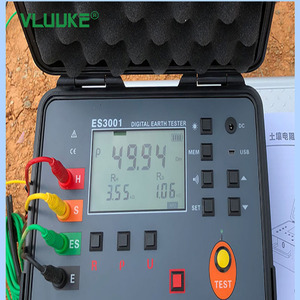 VLUUKE ES3001 Sinus-Ausgangs <span class=keywords><strong>tester</strong></span> Nur digitaler Boden widerstand Boden widerstands <span class=keywords><strong>tester</strong></span> 5-Zoll-Touchscreen 0,2 Genauigkeit - Product Image 4