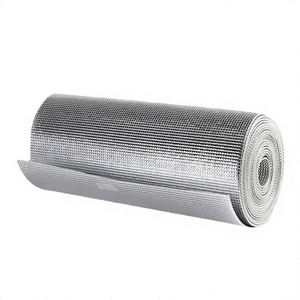 Rouleau de mousse EPE laminé en aluminium, isolation thermique réfléchissante, pour toitures de bâtiments et chaîne du froid - Vente en gros usine - Product Image 1