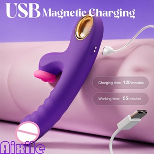 Vibrateur Lapin Point G avec Fonction de Poussée APP, Jouet Sexuel pour Femme, Jouet Sexuel pour Couples, Jouet Sexuel Féminin, Vibrateur Lèche-Cœur - Product Image 6