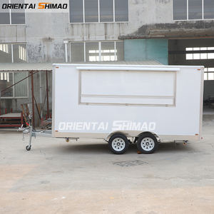 Productos de venta al por menor de China, helados de calle móvil, catering rápido, barbacoa, café, expendedora, comida, camión, remolque, barato - Product Image 2