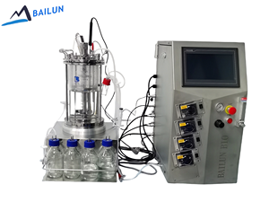 Labor Fermenter GMP Magnetisches Rühren 5L Glas Tier zelle Bio reaktor Fermenter Preis BLBIO-5GCA - Product Image 3