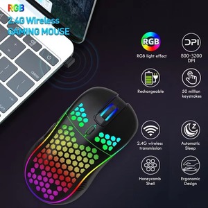 El Ratón Inalámbrico para Juegos con Iluminación RGB es Adecuado para Oficina y Negocios, Ratones para Juegos con Cable - Product Image 6