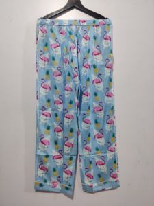 Streetwear pour femmes en coton fait à la main pyjama respirant confortable lavé caractère imprimé élastique mi réglable des deux côtés - Product Image 5