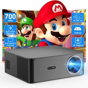 Sản phẩm mới rigal P6 Android chiếu 4K <span class=keywords><strong>wifi</strong></span> 5g 800ANSI Lumens Full HD <span class=keywords><strong>LCD</strong></span> rạp hát tại nhà tự động tập trung Keystone 1080P chiếu - Product Image 1