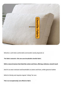 Canapé-lit Queen moderne deux places avec assise profonde et taille compacte pour un salon confortable, idéal pour une utilisation en intérieur - Product Image 5