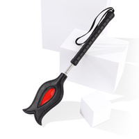 Jouets sexuels, accessoires SM, Pagaie en cuir rétractable Rose, Pagaie d'entraînement pour esclave féminine, Punition alternative, Bondage