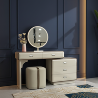 Table de maquillage pour fille avec chaise, nouveau design, prix de gros, couleur personnalisable, table à coiffer, table de maquillage, best-seller