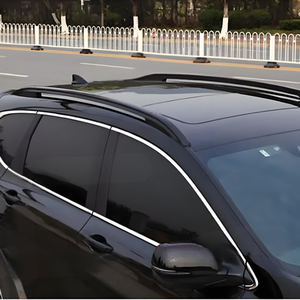 For 2017-2022 Honda CRV Quality Roof Rack SUV Black Silver Aluminum Alloy Rail Car Luggage Carrier <b>Off</b>-Road Roof Rack - Product Image 5