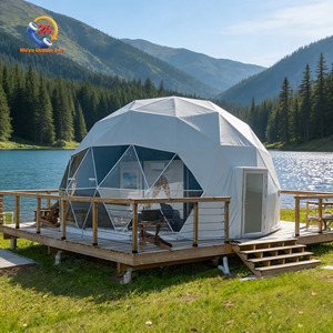 Luxury Pvc Geodesic Dome Hotel Glamping <b>Tent</b> House Desert Round Coody Starry for Camping Round Good Quality Outdoor Hotel Resort - Product Image 5