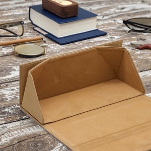 ECO-Friendly Natural Kraft Paper <b>Sunglasses</b> <b>Case</b> Foldable Triangle <b>Sunglasses</b> <b>Case</b> Custom Eyeglass Holder <b>Sunglass</b> Eyewear <b>Case</b> - Product Image 5