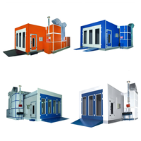 Four de peinture automobile à bas prix / Cabine de peinture / Cabine de pulvérisation de peinture avec éclairage pour garage
