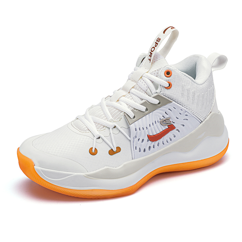 weshine footwear high quality mid cut unisex kids and men rubber anti slip breathable basketball shoes