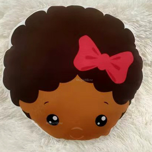 Vendita calda su misura di lino di cotone Anime cuscini a forma speciale per bambini <span class=keywords><strong>stampa</strong></span> digitale floreale trapuntato a strisce durevole - Product Image 2