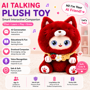 Robot de Compañía con IA para Soporte Emocional, Juguete de Peluche Interactivo Inteligente para Niños, Fusión Perfecta de Tecnología y Adorabilidad - Product Image 1
