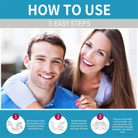 Mousse nettoyante pour appareil dentaire et protège-dents, nettoyant en profondeur, soin des appareils dentaires, éliminateur de taches, désodorisant, jaunissement des dents, mousse blanchissante pour aligneur