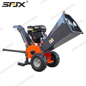Broyeur de bois mobile à entraînement par prise de force, broyeur à lames agricoles, machine à sciure à haut rendement, capacité de 3 tonnes par heure - Product Image 4
