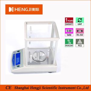 Balanza analítica LCD de 1mg para laboratorio. Con la burbuja líquida. - Product Image 3