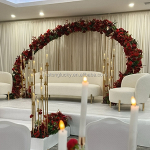 Flores de Boda Rojas de Lujo a <span class=keywords><strong>Precio</strong></span> de Fábrica - Fondo Floral Rojo de Lujo para Bodas y Eventos - Product Image 3