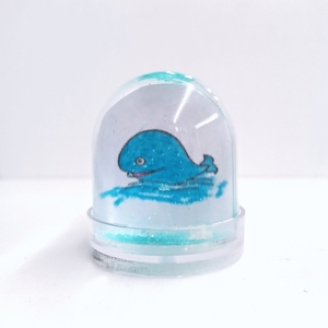 5*5*6cm DIY Snowglobe for Kids Plastic Crafts Supplies for Christmas Arts Crafts Encourages Kids to <b>Paint</b> Their Own Picture - Product Image 3