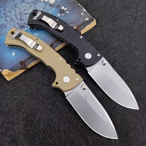 Couteau de poche pliable pour la randonnée et le camping CS 4-MAX Scout, lame en acier AUS-10A, manche en nylon et fibre de verre, OEM/DIY - Product Image 5