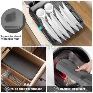 Multifunctional <b>Kitchen</b> Folding Draining Dish Fork <b>Storage</b> Sink <b>Rack</b> Drying Dish Drying <b>Rack</b> With Dish Mat - Product Image 4