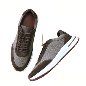 Mocasines Italianos Originales LP para Hombre - Zapatos Casuales de Cuero Sin Cordones, Zapatillas con Cordones para Hombre - Product Image 1