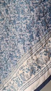 Latest Cotton Indian Hand Block Floral Print Cotton <b>Quilt</b> Jaipuri Razai <b>Bedding</b> Set Colorful Vibrant Soft <b>Quilt</b> - Product Image 3