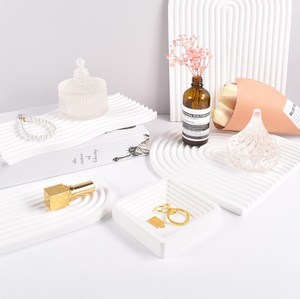 H008 DIY <strong>Strip</strong> Tray Silicone <strong>Resin</strong> Mold Wave Epoxy Mold Cup Fruit Candy Vase Storage Holder Articles Ornaments Making Home Decor - Product Image 5