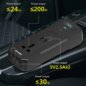 Portable Mini voiture onduleur intelligent 220V à <span class=keywords><strong>12V</strong></span> AC/<span class=keywords><strong>DC</strong></span> chargeur d'ordinateur portable intelligent Certification ROHS onde sinusoïdale modifiée 50Hz - Product Image 3