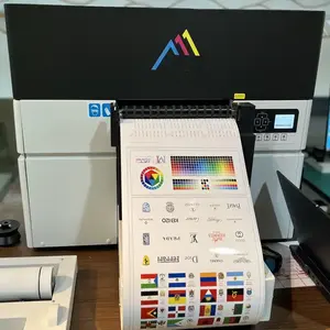 A3 UV Flatbed Printer Digital Inkjet Label Printer Printing For Flat Surface Object /cylinder
