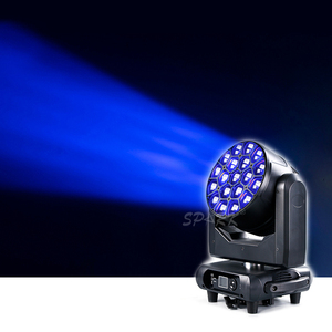Faro mobile LED Big Bee Eye 19x40W RGBW Zoom Wash Moonflower per palcoscenico, IP33, luce diurna 6000K per eventi, club, matrimoni e feste - Product Image 2