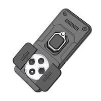 Étui de protection antichoc en TPU et PC avec support anneau pour appareil photo, compatible Xiaomi Redmi 14C 13C A3 Note 13 Pro Plus