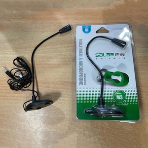 SALAR Multimedia <b>Microphone</b> M3 Gooseneck Dynamic <b>Computer</b> Mic 3.5mm Plug Noise Cancelling - Product Image 2
