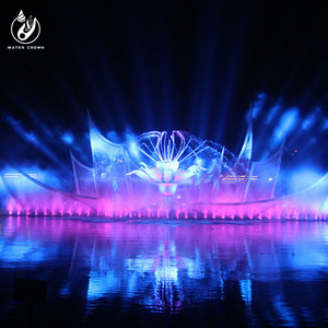 Sistema de Proyección de Cortina de Agua, Pantalla de Agua Multimedia para Exteriores con Proyección de Alta Definición, Certificación CE - Product Image 1