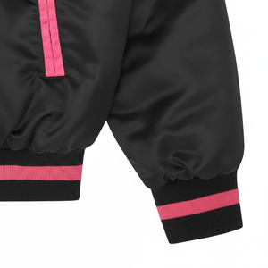 Veste bomber varsity pour homme en polyester matelassé personnalisée - Product Image 1