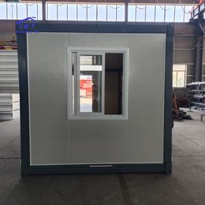 Maison conteneur pliable de 40 pieds Design peu encombrant pour abri d'urgence Logement de site éloigné Panneau sandwich utilisé pour les toilettes de magasin - Product Image 6