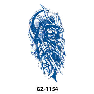 2 Semaines Haute Qualité Faux Noir Imperméable Hommes <span class=keywords><strong>Bras</strong></span> Jambe Poitrine <span class=keywords><strong>Epaule</strong></span> Semi Permanent Temporaire Autocollant Tatouage - Product Image 3