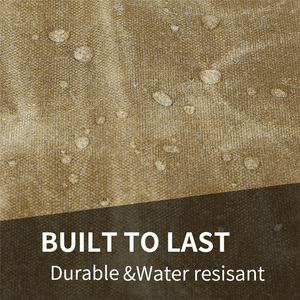 Delantales de Trabajo de Lona Encerada Resistentes al Agua para <span class=keywords><strong>Carpinteros</strong></span>, Delantales Ajustables para Mecánicos y Trabajos en Madera con Múltiples Bolsillos - Product Image 6