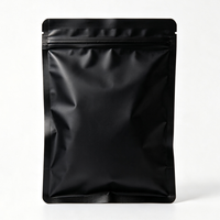 Sacs d'emballage en gros personnalisés en PE gaufré de qualité alimentaire, à fond plat, pour l'affichage de thé, café en grains et produits de détail