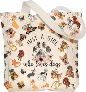 Bolsa de Lona Estética y Bonita para Mujer, Bolsa de Compras para la Universidad, Bolsas de Playa de Tela de Algodón, Regalo - Product Image 3