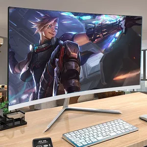 Monitores Lcd de 21,5 pulgadas sin marco 1080P Pantalla curva LED LCD 75Hz PC de escritorio Monitor de juegos de computadora 21,5 pulgadas