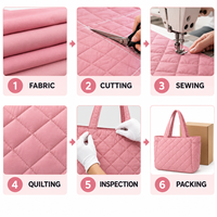 Sac fourre-tout matelassé personnalisé en polyester pour femme, idéal pour le quotidien, le travail, le shopping, grande capacité, léger, sac à bandoulière matelassé