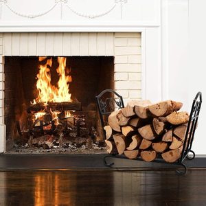 Ootonya — grand support de cheminée d'extérieur, <span class=keywords><strong>panier</strong></span> métallique en fer forgé, rangement pour poêle à <span class=keywords><strong>bois</strong></span> à l'intérieur, empilage - Product Image 5