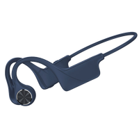 Écouteurs sportifs à conduction osseuse avec autonomie ultra-longue, indicateur LED, sans fuite sonore, confortables pour une utilisation prolongée, course à pied, IPX-6