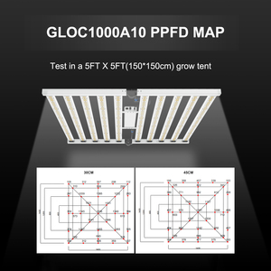 Nhà máy tùy chỉnh 1000W quang phổ đầy đủ IP68 không thấm nước mờ Daisy chuỗi dẫn phát triển đèn cho tăng trưởng thực vật trong nhà - Product Image 2