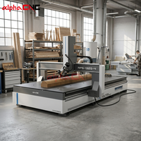 Routeur CNC automatique à 4 axes avec tête oscillante pour l'usinage du bois, idéal pour les usines de meubles intelligents, avec fonction de gravure 3D et de rotation de la broche