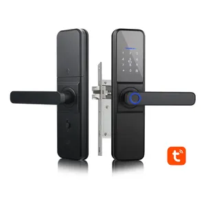 Modernes fingerabdruck-IC-Karten-Smart-Lock Tür 5050 Mortise Tuya Heimzelle Eingangsmöbel intelligentes Schloss Aluminium intelligentes Sicherheits-Türschloss