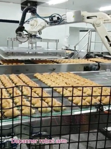 Dây chuyền sản xuất bánh mì Croissant tự động hoàn toàn mới với lò nướng đường hầm - Product Image 3