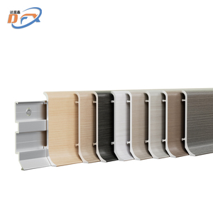 Battiscopa in Alluminio Dafuxin - Facile Installazione, Altezza 6cm, Spessore 1mm, Resistente, Finitura Effetto Legno - Product Image 4