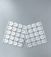 Circuit imprimé en aluminium LED personnalisé, épaisseur de la plaque de 1,6 mm, cuivre de 35 µm, certifié RoHS et UL, circuit imprimé pour spot encastré MR16 GU10